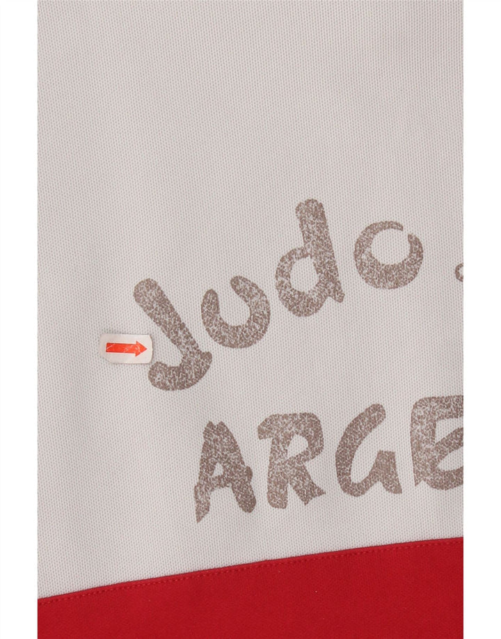 Adidas Hombre Gráfico Chándal Top Chaqueta XL Negro Colorblock Algodón