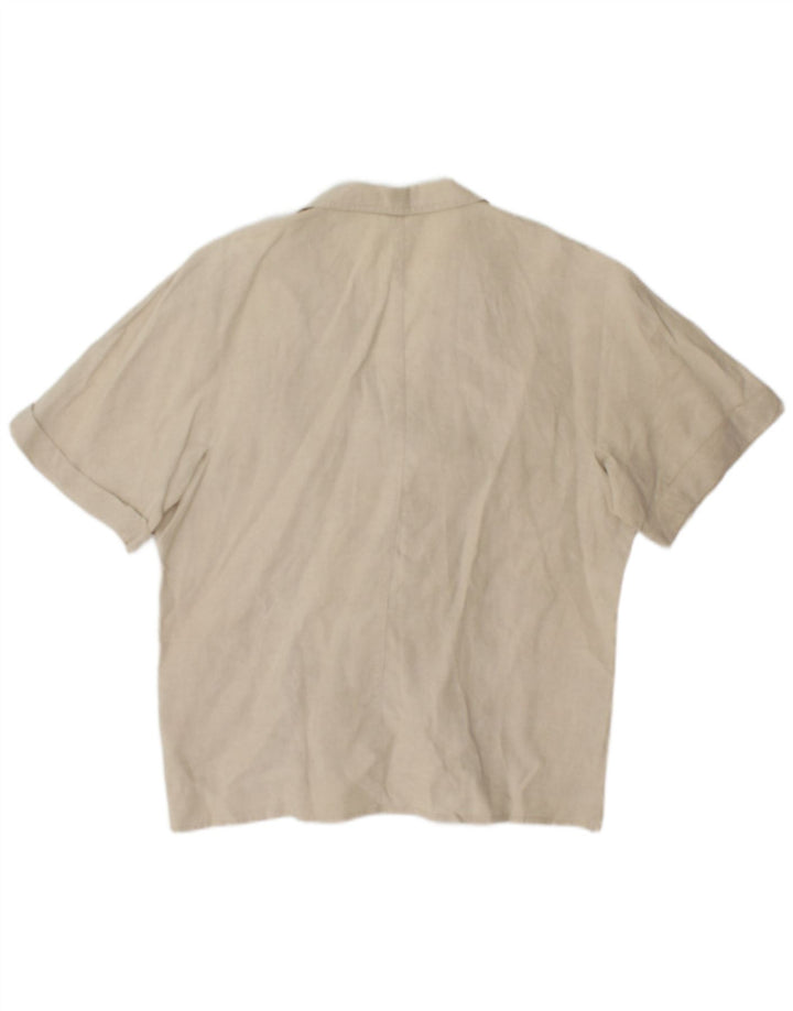Max Mara Chaqueta tipo blazer con doble botonadura para mujer UK 44 Medium Beige