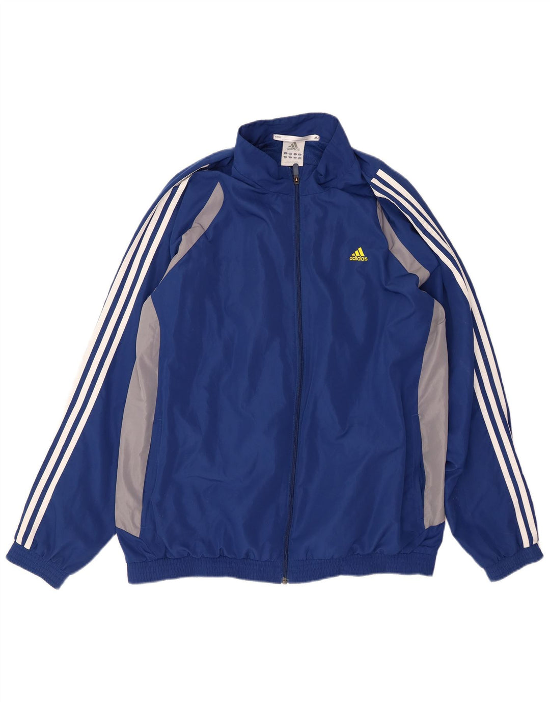 ADIDAS Chaqueta de chándal Climalite para hombre UK 48/50 XL Bloque de color azul