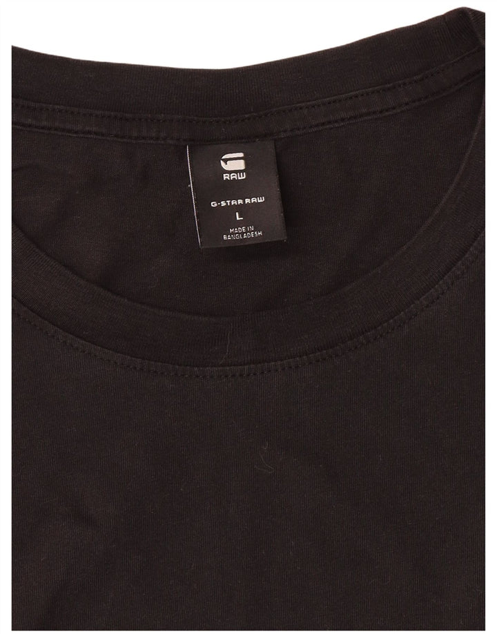 G-Star - Camiseta para hombre, talla grande, color negro