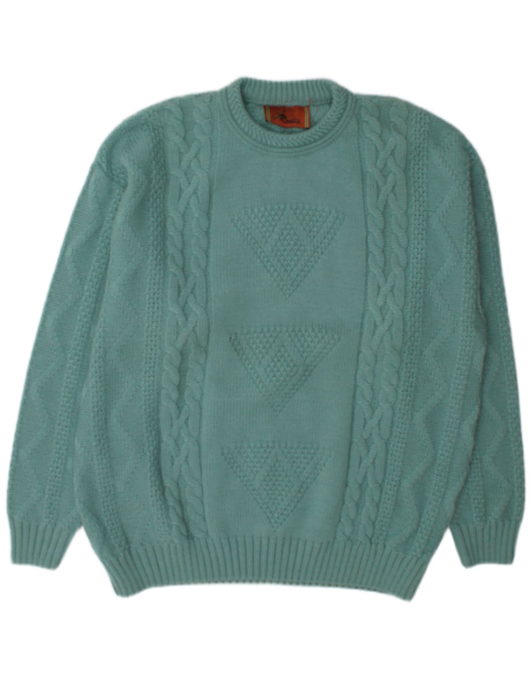 Rodes Jersey De Cuello Redondo Hombre XL Lana Verde