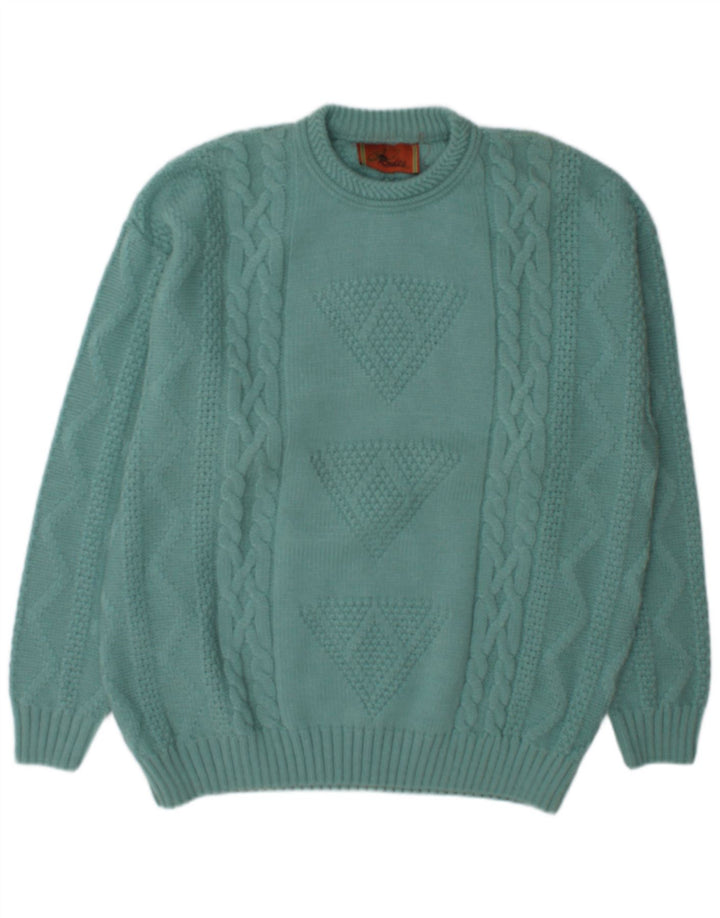 Rodes Jersey De Cuello Redondo Hombre XL Lana Verde