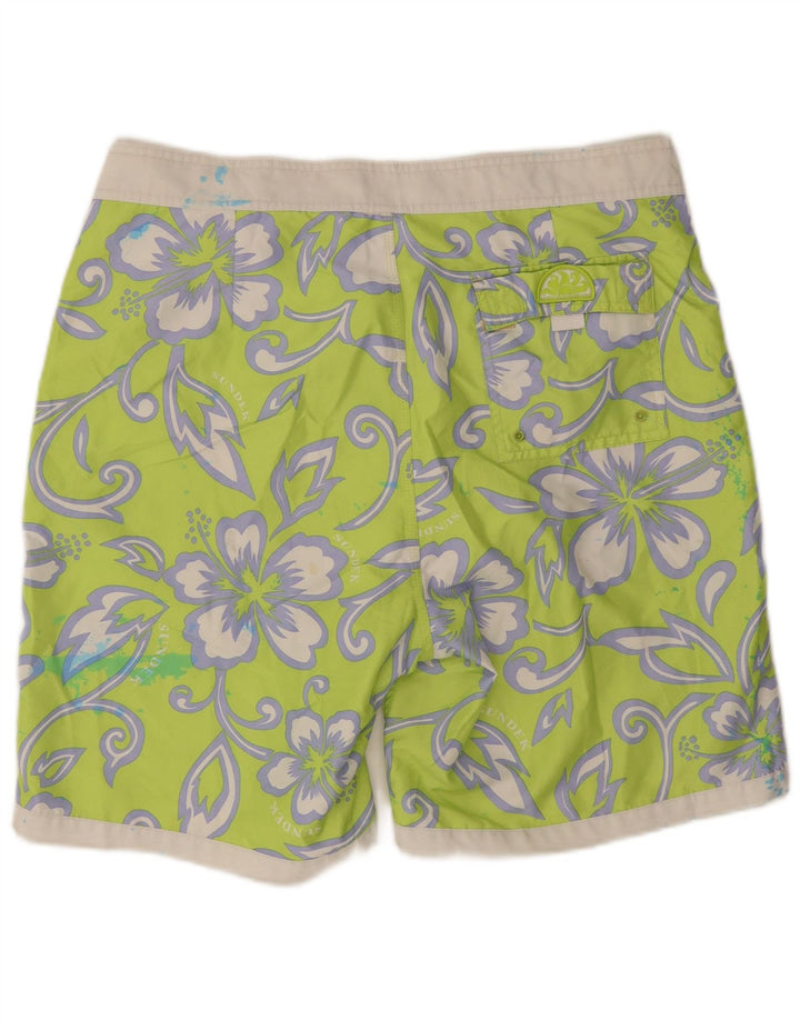 Sundek Bañador Hombre XL Verde Floral Poliéster