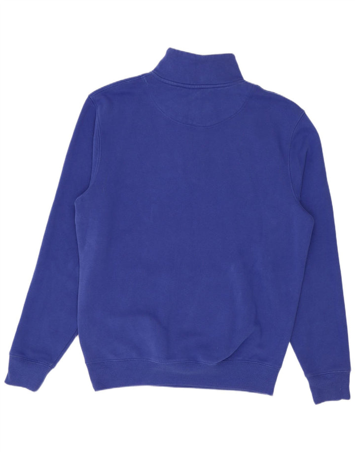 Joules Hombre Sudadera Con Cremallera Y Cuello Jersey De Algodón Azul Pequeño