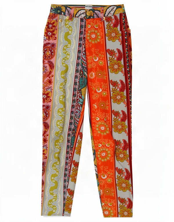 Moschino Pantalón Casual Gráfico W29 L29 Multicolor Bohemio