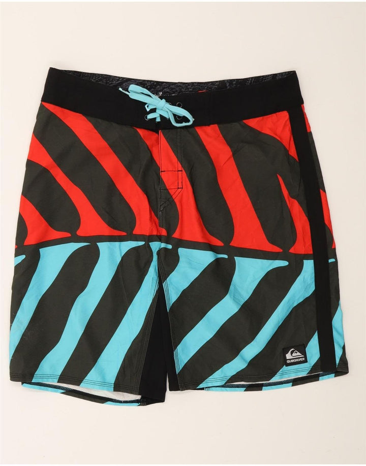 QUIKSILVER Bañador Hombre Grande Poliéster Rayas Multicolores