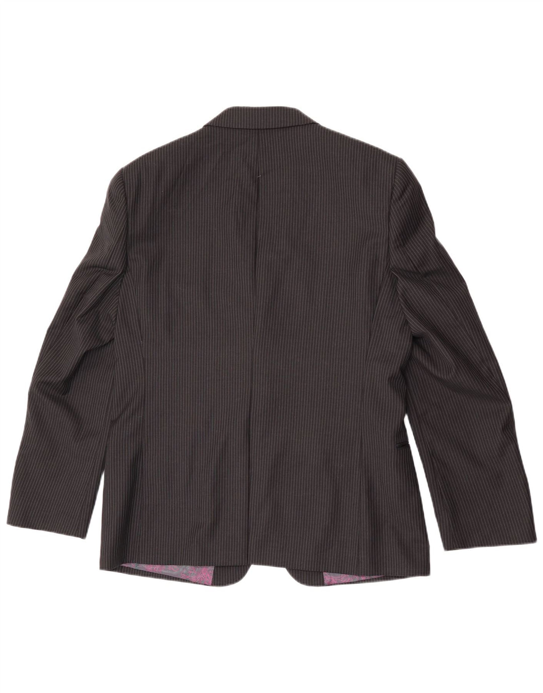 Ted Baker Chaqueta tipo blazer de 2 botones para hombre UK 42 XL Lana negra a rayas