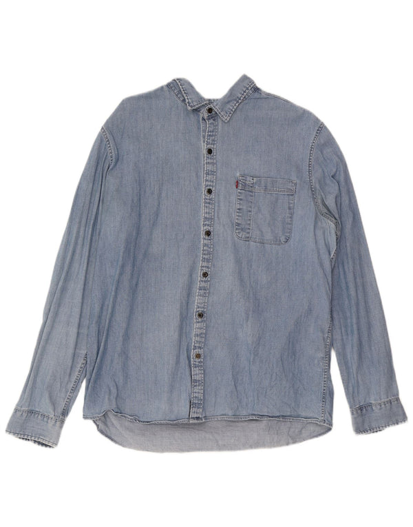 Camisa vaquera Levi's para hombre de algodón azul grande