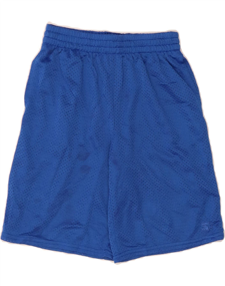 STARTER Boys Sport Shorts 7-8 Years Medium Blue Polyester Vintage Starter and Second-Hand Starter from Messina Hembry 