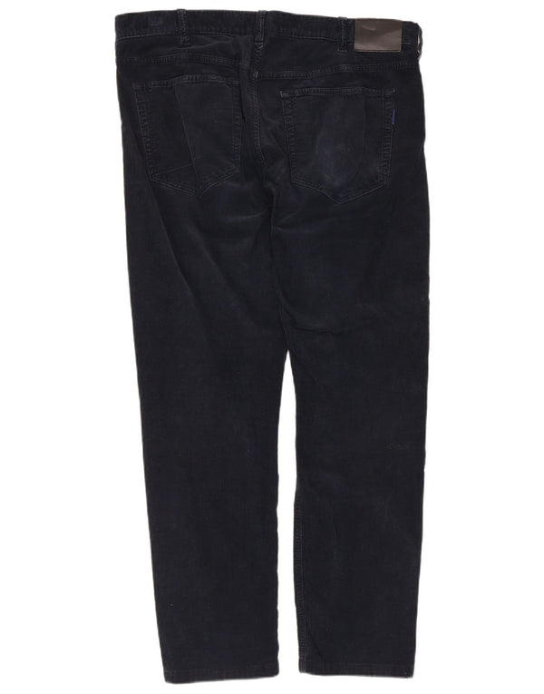 Gant Pantalones de pana ajustados para hombre W34 L28 Algodón azul marino