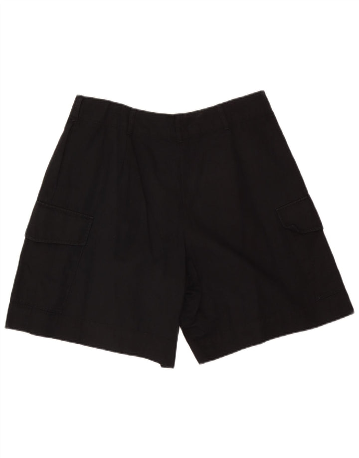 Massimo Dutti Shorts Cargo Mujer EU 42 Large W32 Algodón Negro