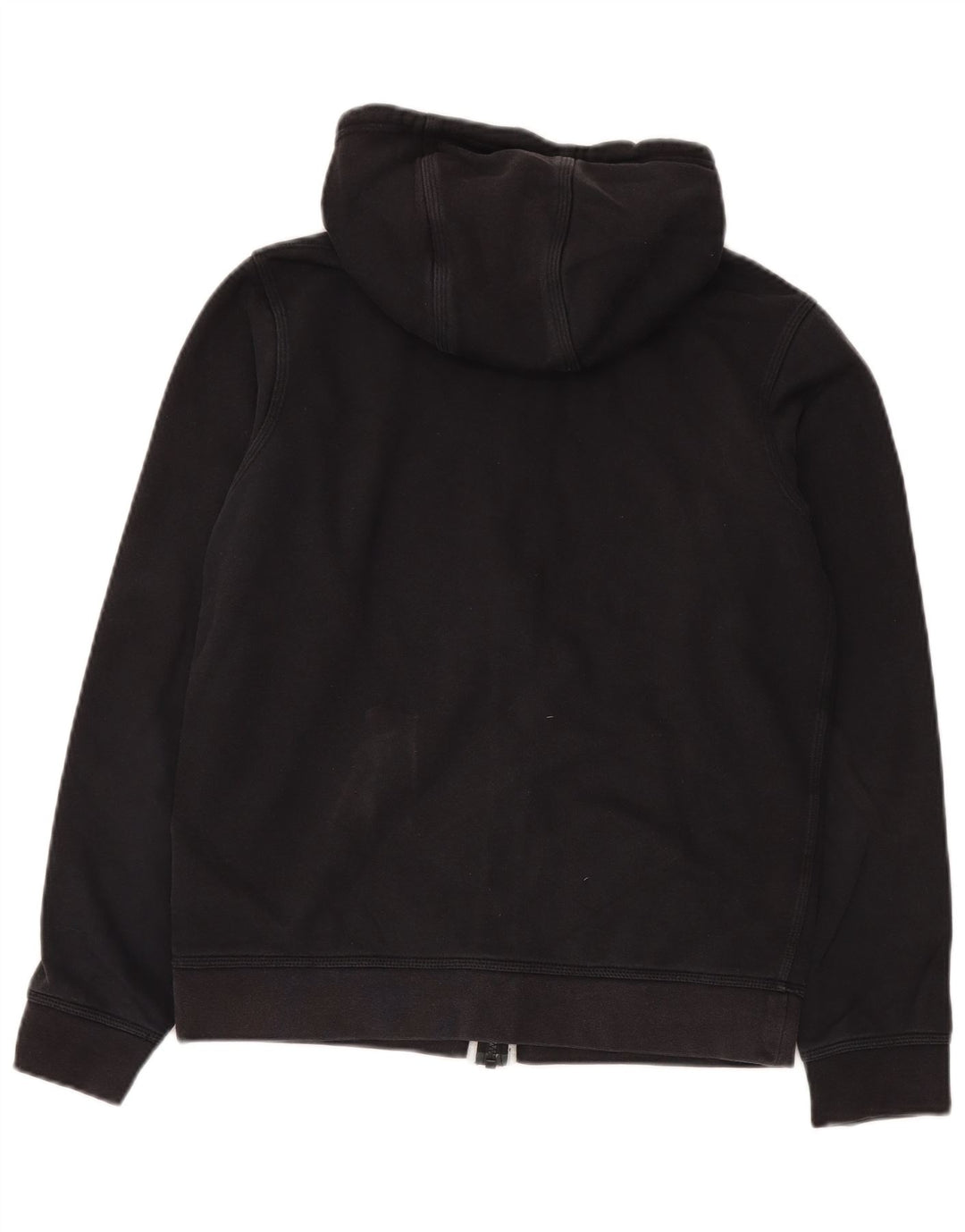 Nike - Sudadera con capucha y cremallera para hombre, talla pequeña, algodón negro