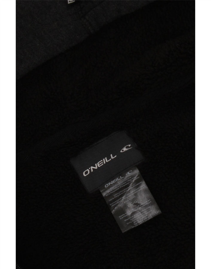 O'Neill - Sudadera con capucha y cremallera para hombre, tamaño grande, algodón gris