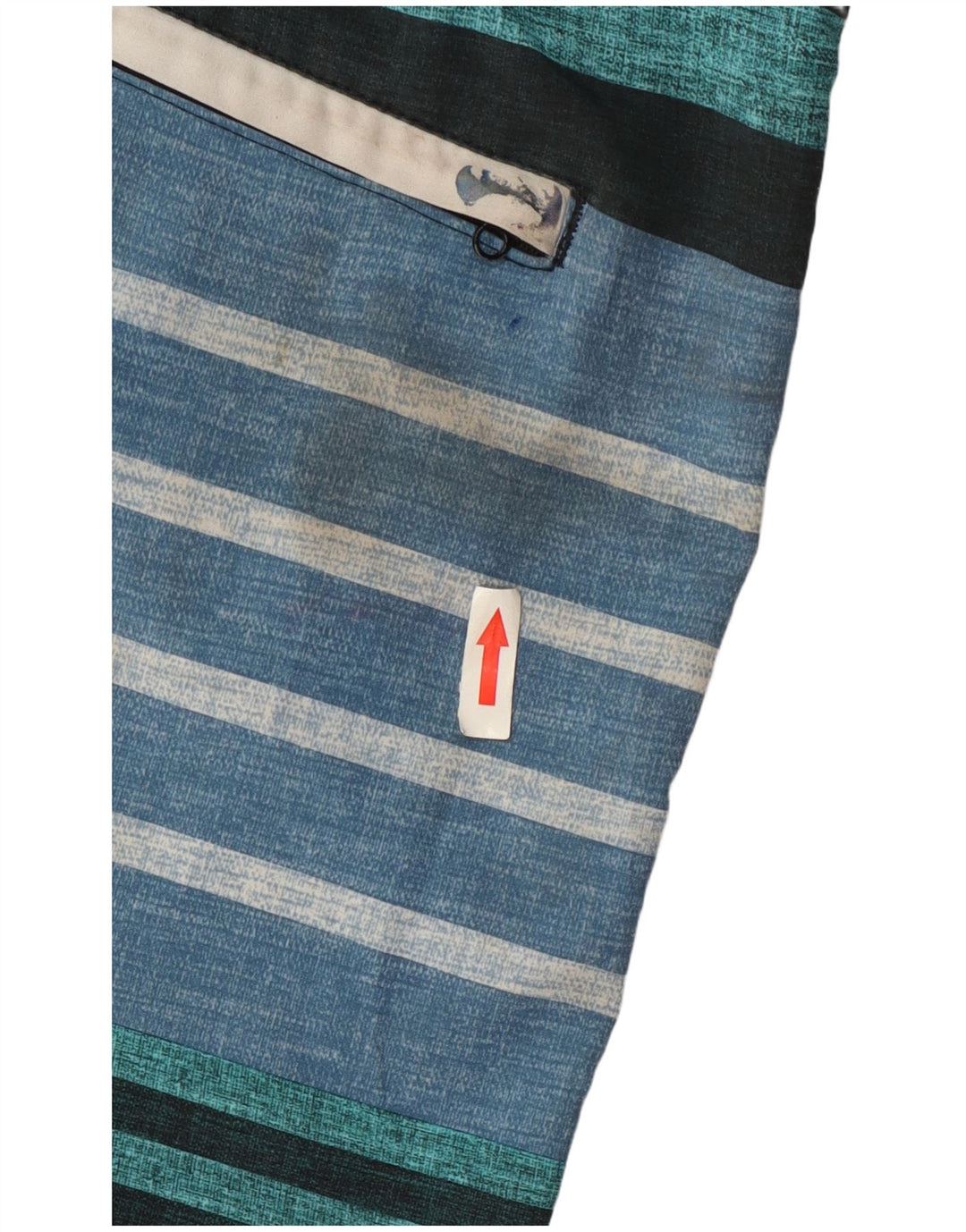 Hurley Bañador con gráfico para Hombre, tamaño Grande, poliéster a Rayas Multicolores