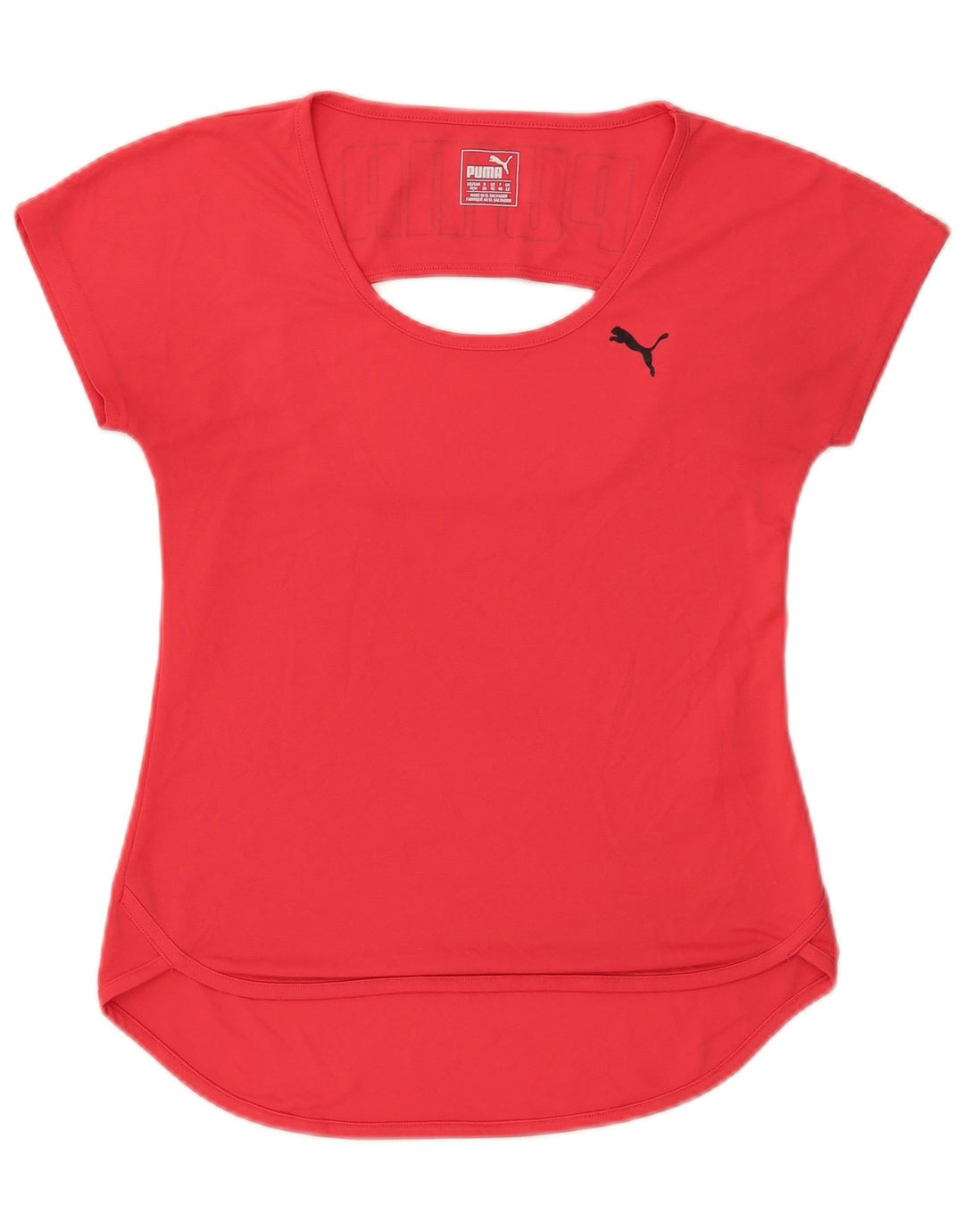 PUMA Camiseta gráfica para mujer Top UK 12 Poliéster rosa medio