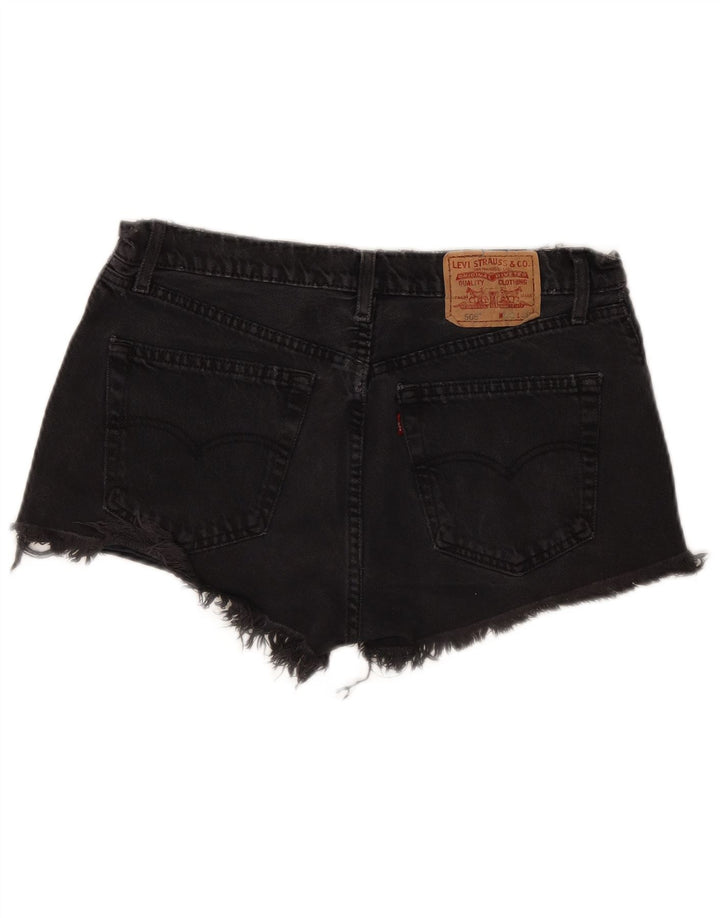 Levi's Mujer 505 Shorts Vaqueros W30 Gris Medio