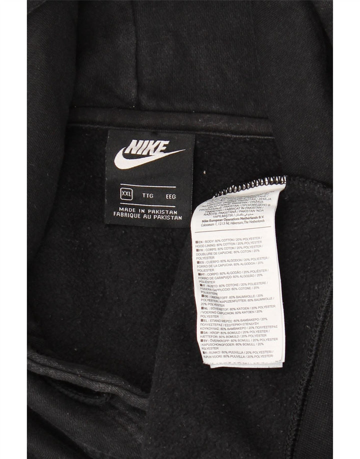 Nike - Sudadera con capucha para hombre, talla 2XL, algodón negro