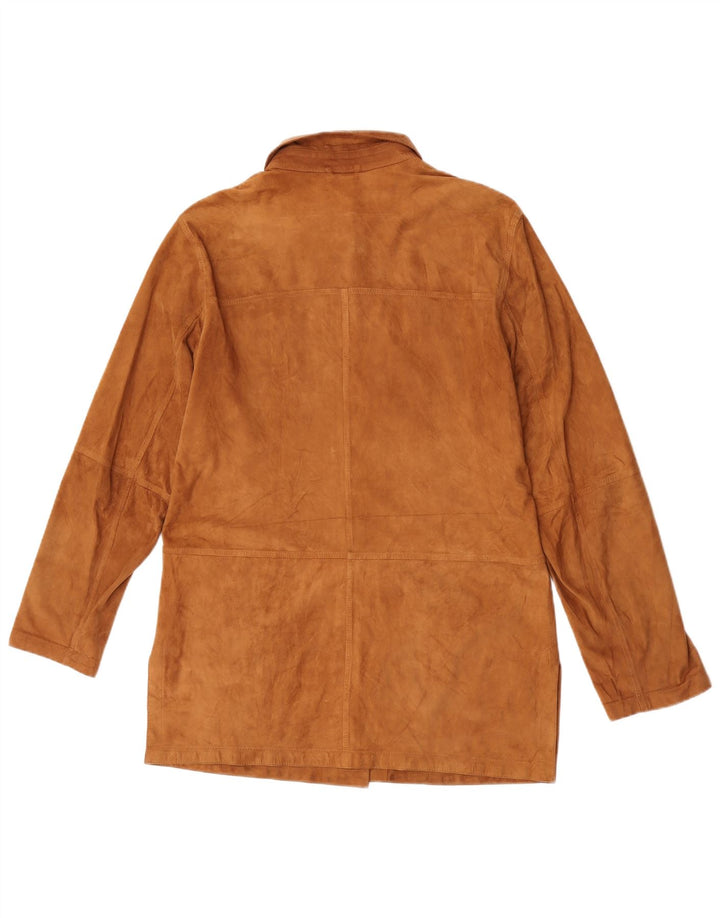 Mabrun Chaqueta de ante para mujer IT 48 XL Beige