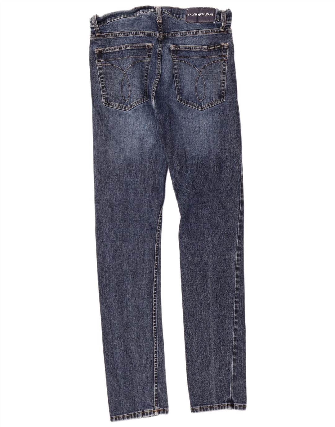 CALVIN KLEIN Vaqueros ajustados para hombre W30 L32 Algodón azul