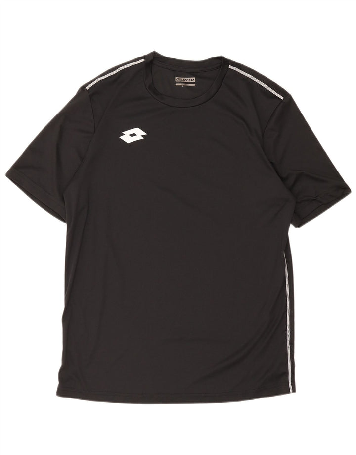 Camiseta Lotto Hombre Top Grande Poliéster Negro
