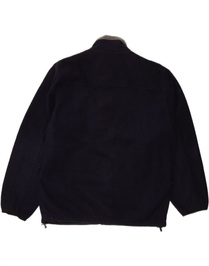 SCHOTT Chaqueta polar para hombre UK 40 Large Azul marino Poliéster