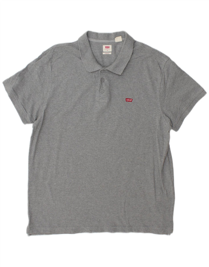 Levi's Polo estándar para hombre XL Algodón gris