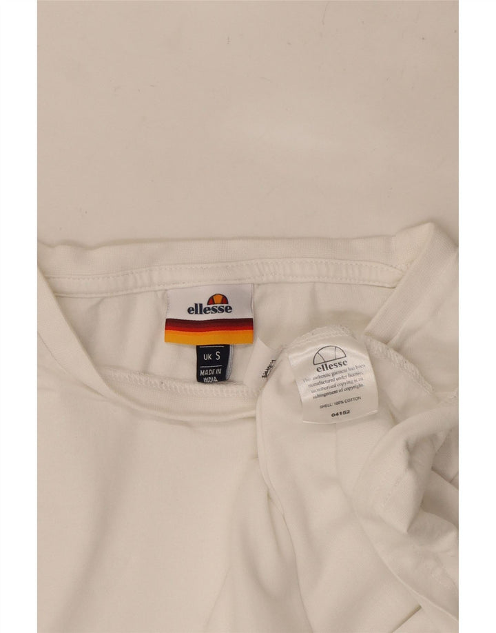 ELLESSE Camiseta Hombre Top Small Blanco Algodón