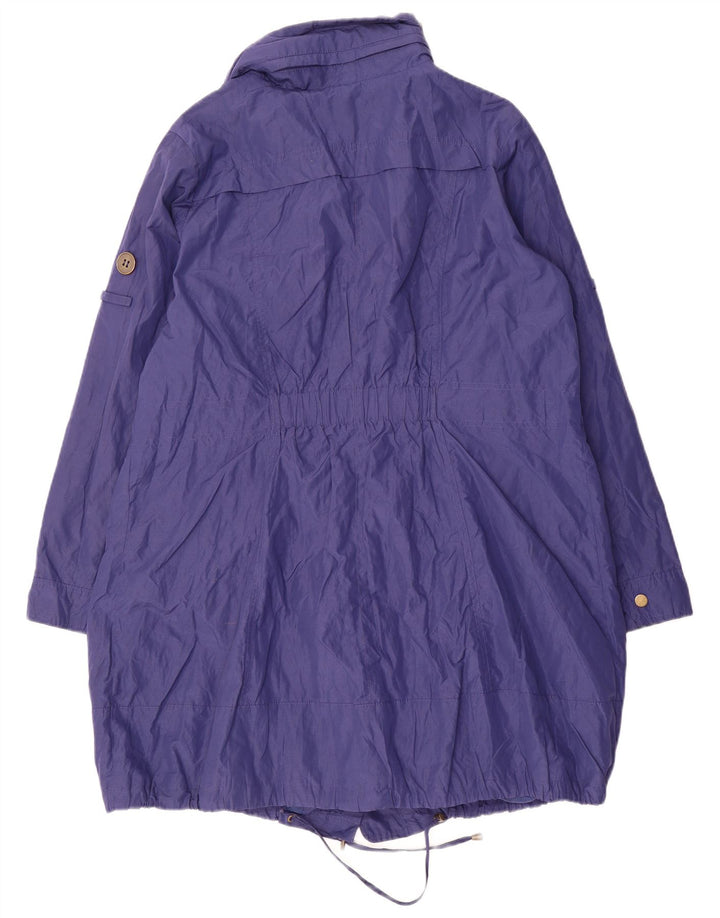 Marks & Spencer Chubasquero extragrande para mujer UK 20 2XL Algodón azul