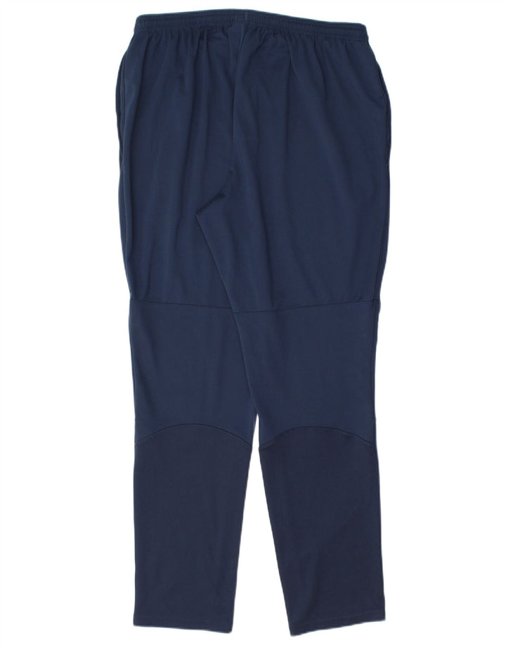 Nike - Pantalones de chándal Dri Fit para hombre, talla grande, poliéster, color azul marino