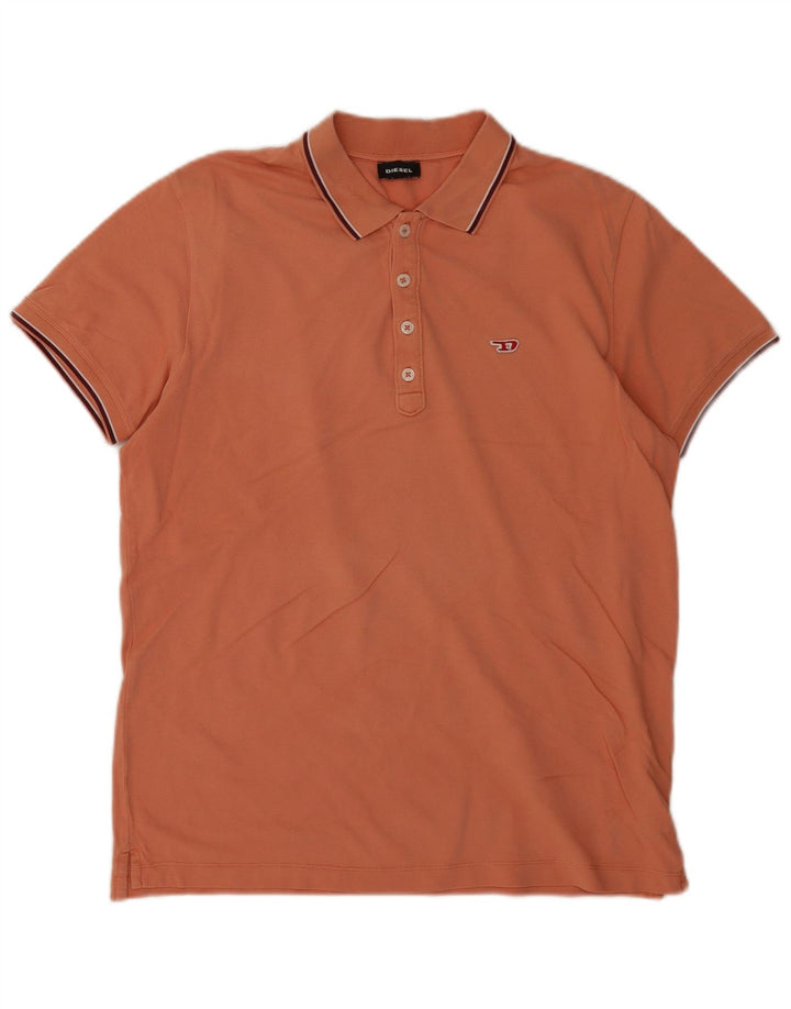 Diesel Polo Hombre Naranja Grande