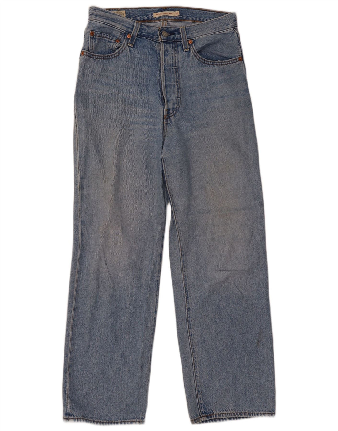 LEVI'S Vaqueros rectos Ribcage para mujer W27 L27 Algodón azul