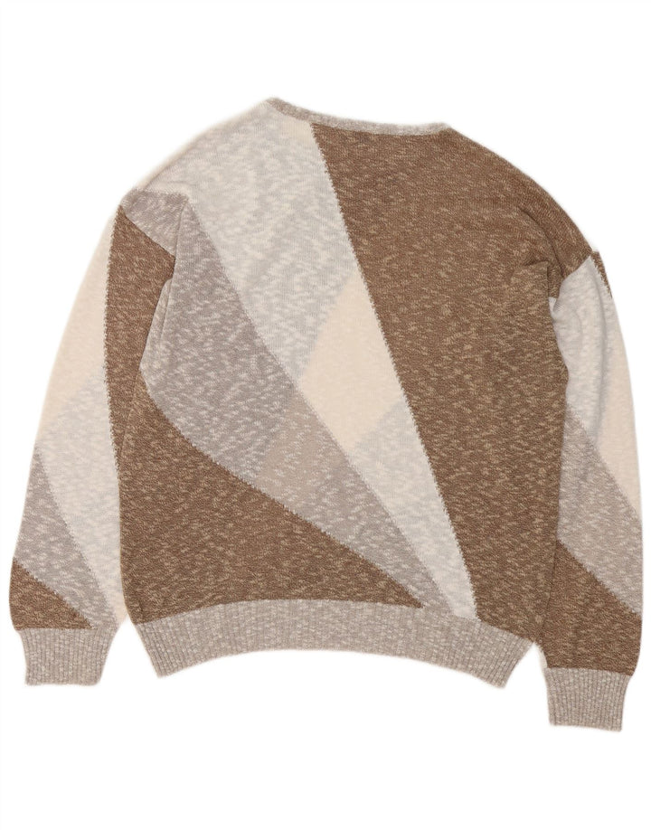 Panizza Jersey De Cuello Redondo Para Hombre Large Multicolor Colorblock