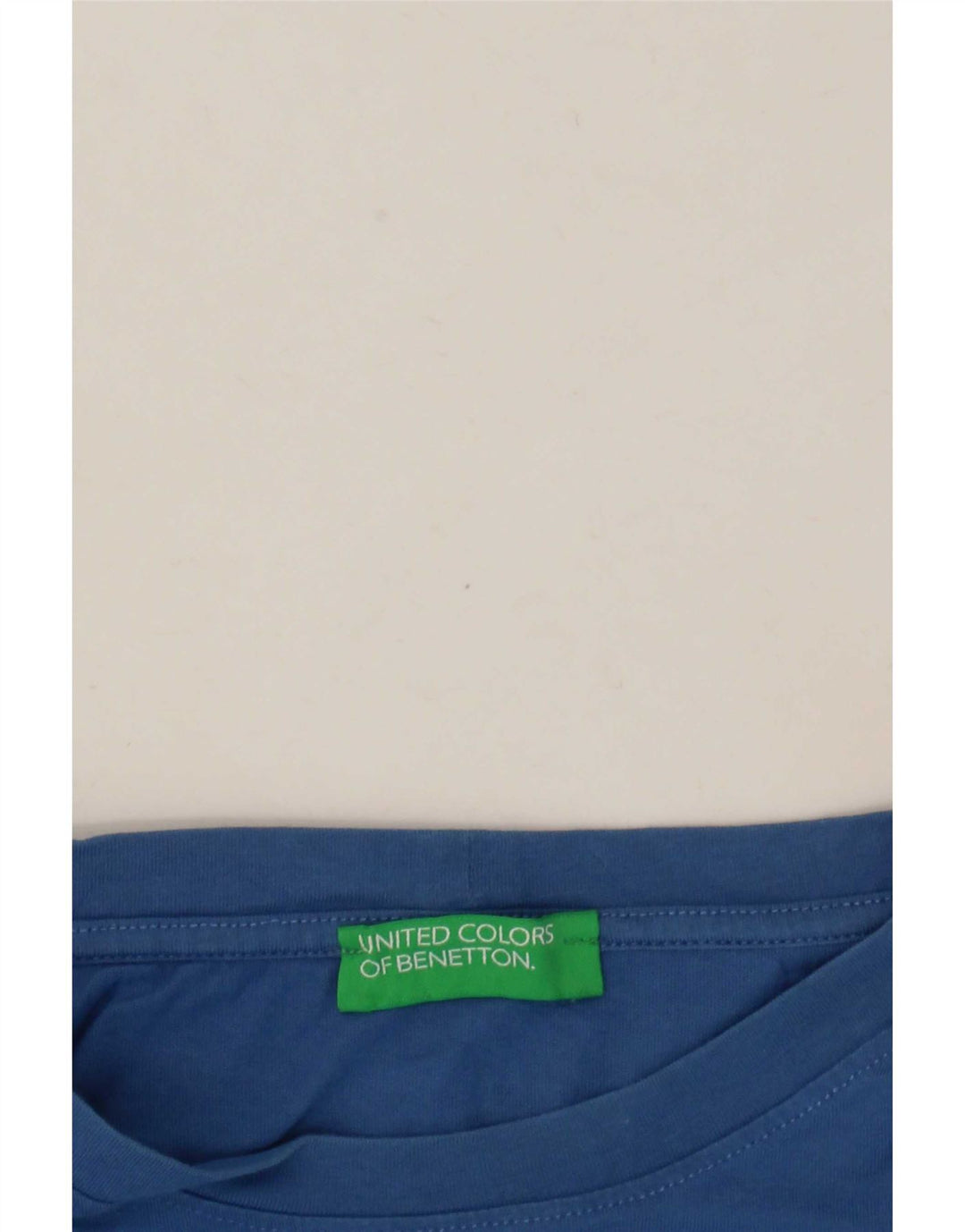 Camiseta Benetton Mujer Top UK 46 Large Azul
