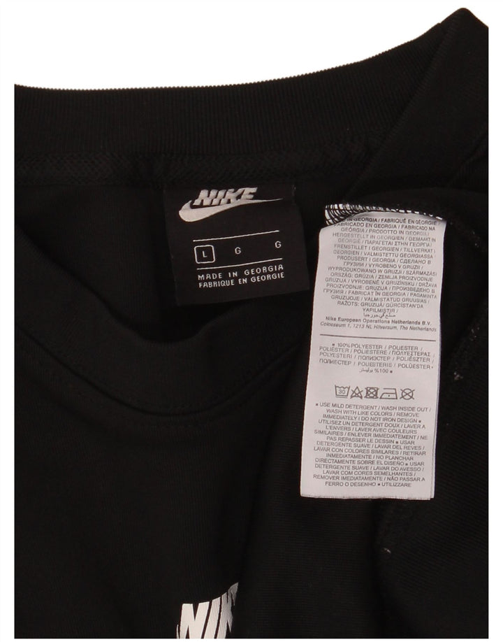 Nike Hombre Sudadera Jumper Grande Poliéster Negro