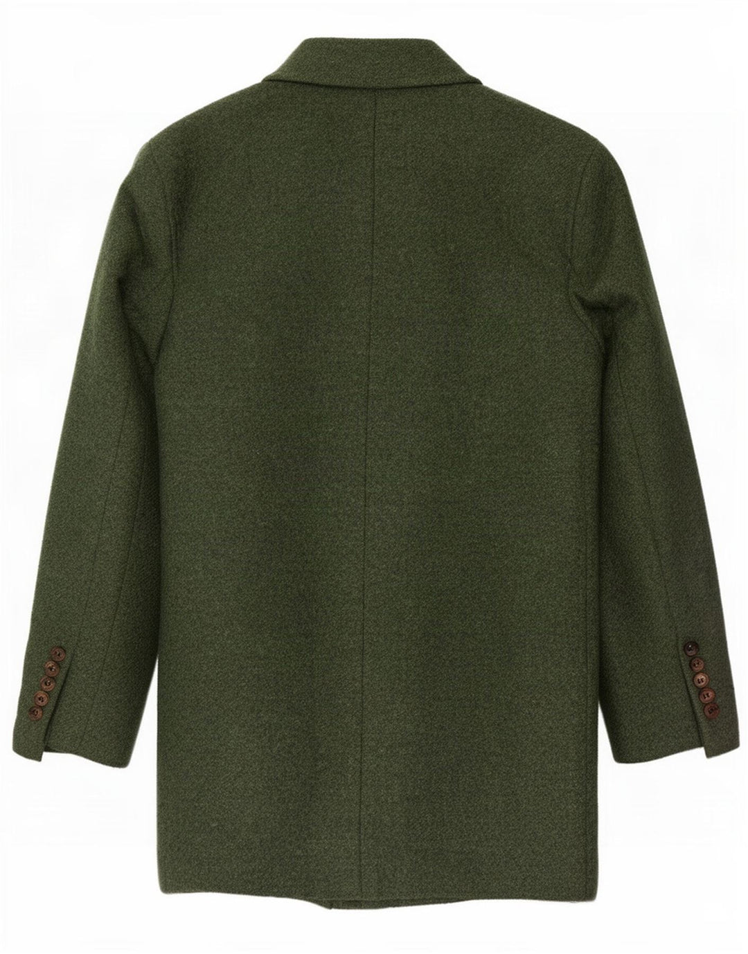 Abrigo vintage para hombre IT 44 XS lana verde