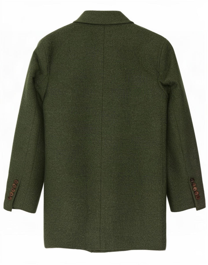 Abrigo vintage para hombre IT 44 XS lana verde