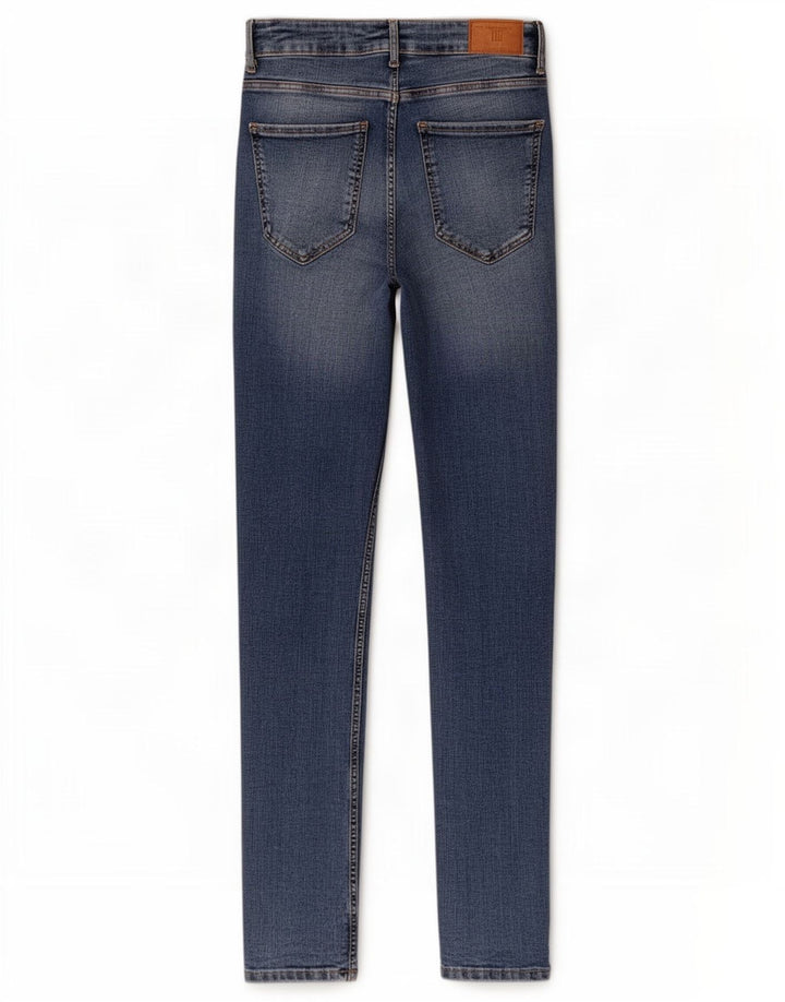 Zara Mujer Vaqueros Slim Medium W28 L27 Azul