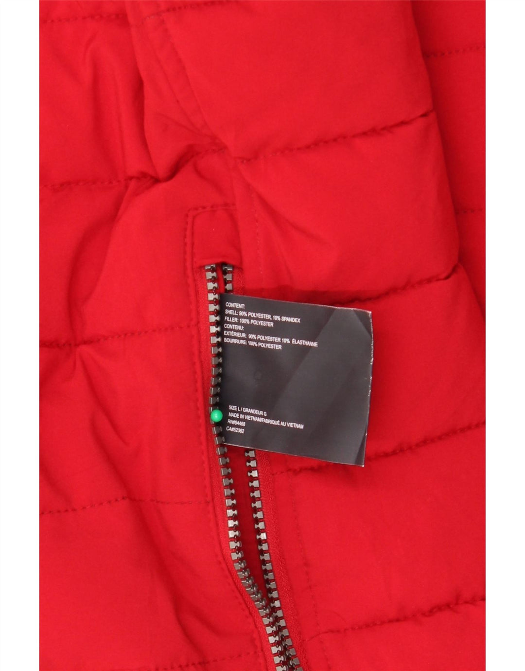 NAUTICA Chaqueta acolchada reversible para hombre UK 40 Large Black Camuflaje