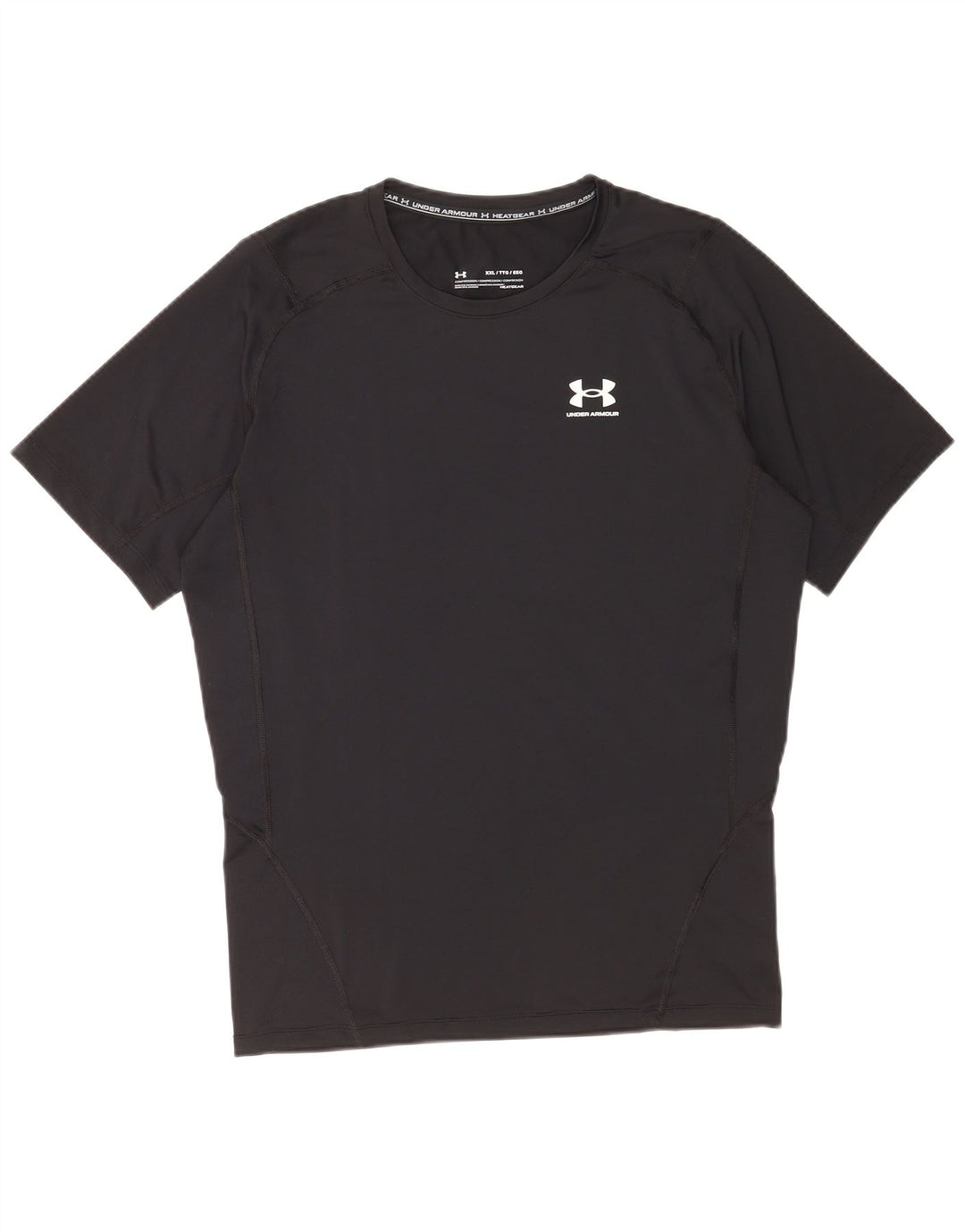 Under Armour Camiseta de compresión para hombre Top 2XL Poliéster negro