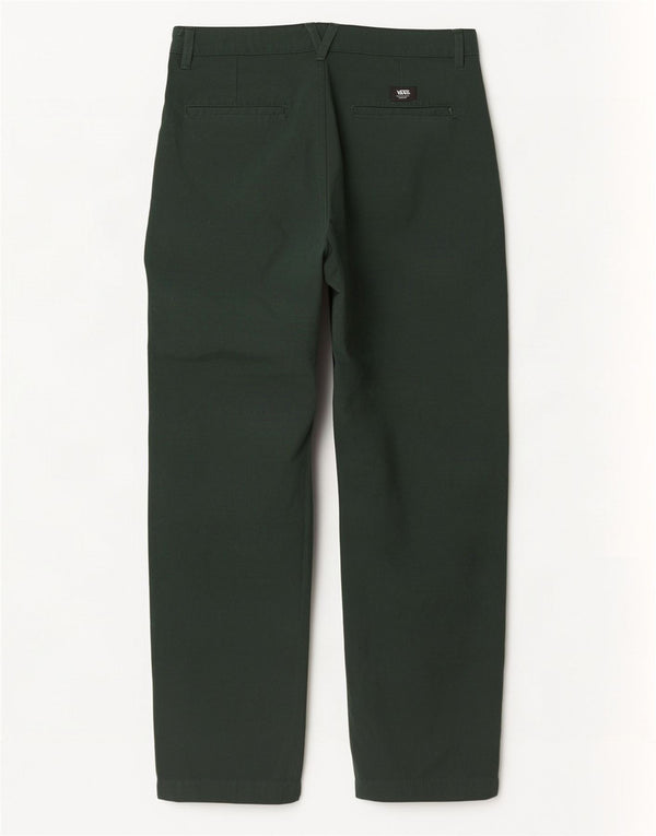 Vans Pantalón chino relajado y cónico para hombre W32 L30 Algodón verde