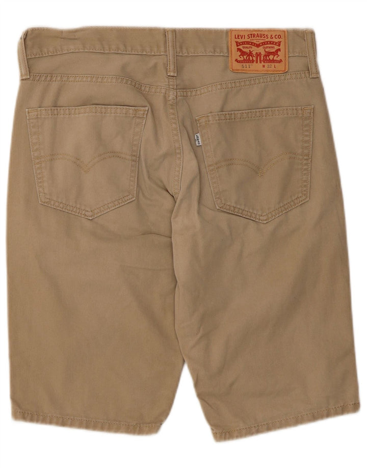Levi's Mens 511 Shorts Casuales W32 Algodón Beige Medio