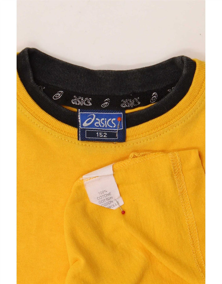 Asics Camiseta Niño Top 11-12 Años Amarillo Algodón