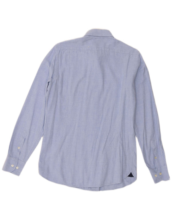 Camisa Massimo Dutti Hombre Small Azul Algodón