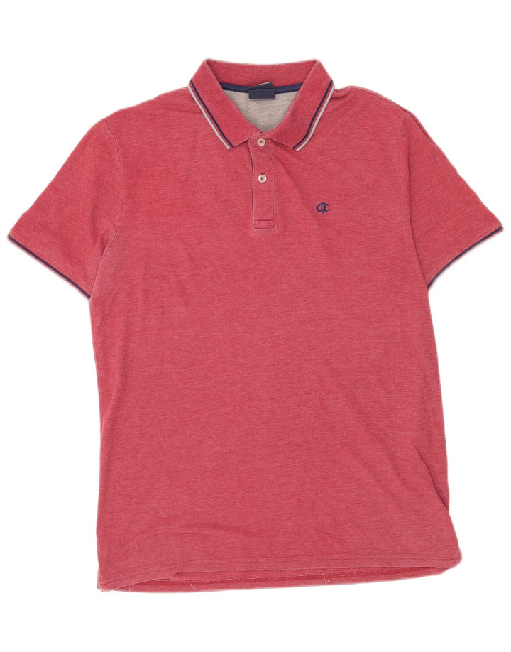 Champion Polo Hombre Rosa Mediano