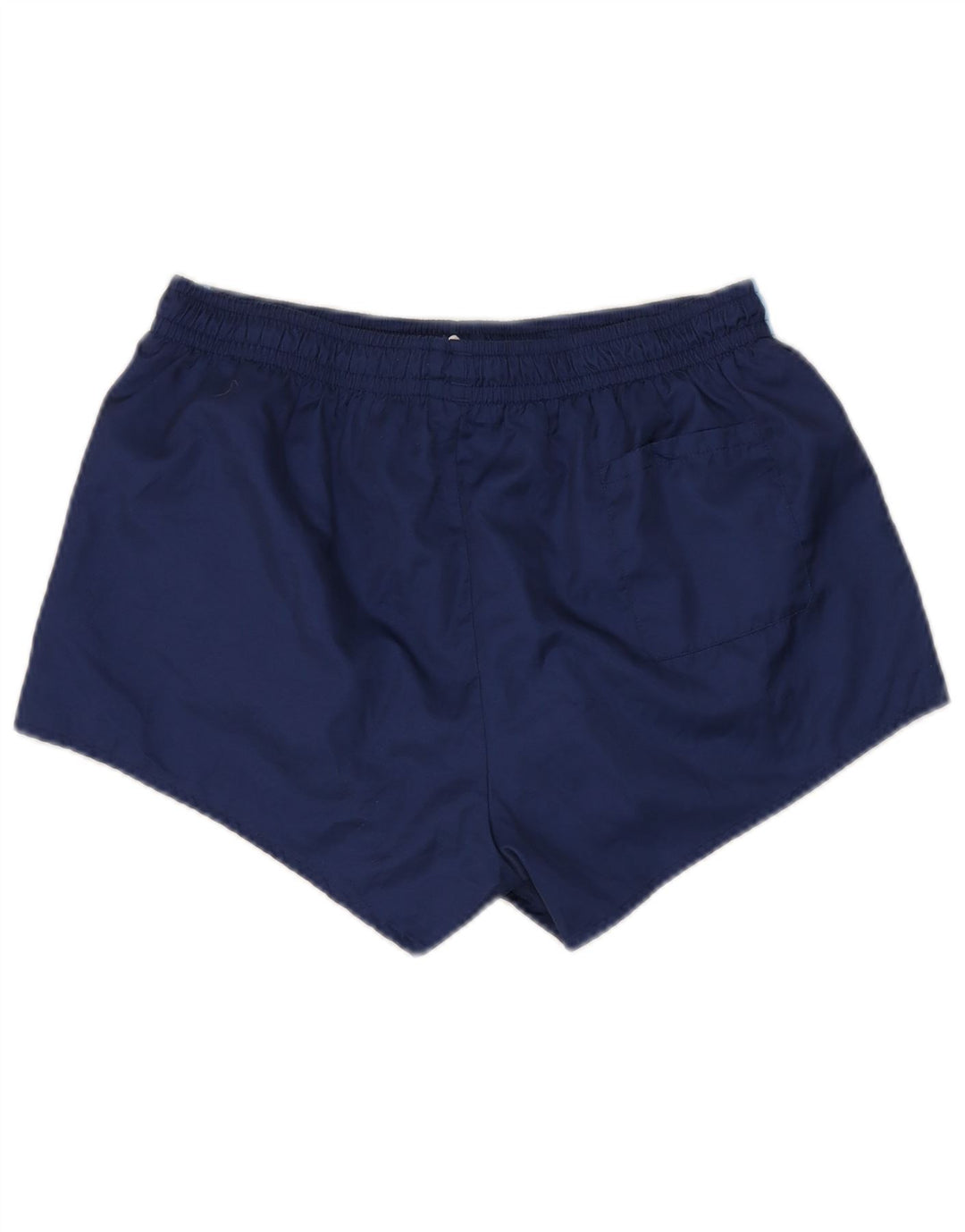 Vintage Hombre Bañador Shorts Medio Azul Marino Colorblock Poliéster