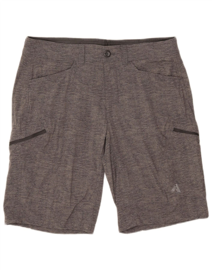 Eddie Bauer Pantalones cortos cargo para hombre W35 Nylon moteado gris grande