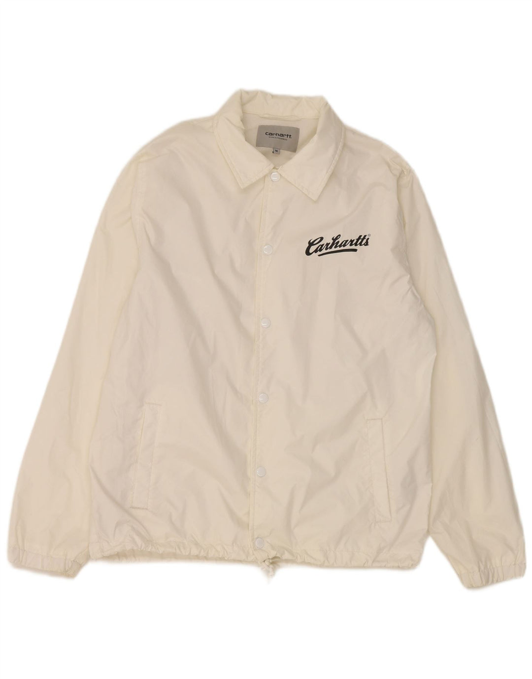 Carhartt Chaqueta impermeable gráfica para hombre UK 38 Medium White Nylon