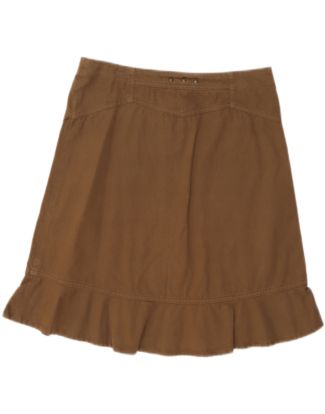Marlboro Classics Falda midi para mujer IT 44 Mediana W32 Algodón caqui