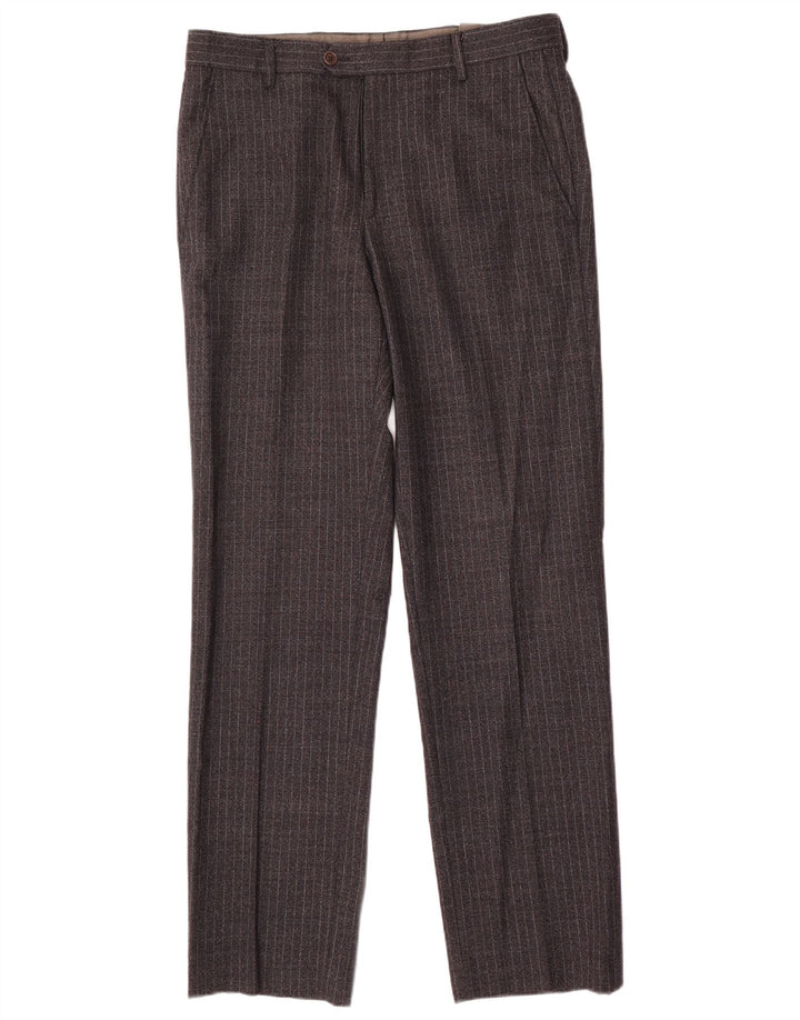 Gianfranco Ferre Traje de 2 piezas para hombre UK 38 Medium W34 L33 Gris a rayas