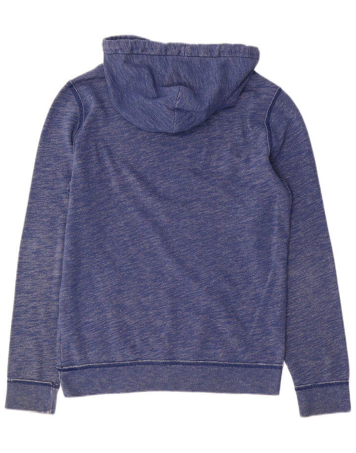 HOLLISTER Jersey con capucha para hombre de algodón moteado azul pequeño